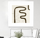 Sepia K by Franka Palek on GIANT ART - beige abstract