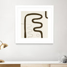 Sepia K by Franka Palek on GIANT ART - beige abstract