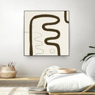 Sepia K by Franka Palek on GIANT ART - beige abstract