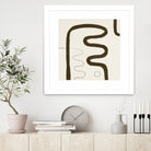 Sepia K by Franka Palek on GIANT ART - beige abstract