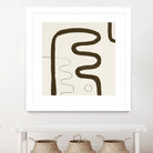 Sepia K by Franka Palek on GIANT ART - beige abstract
