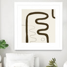 Sepia K by Franka Palek on GIANT ART - beige abstract
