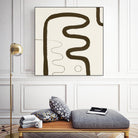 Sepia K by Franka Palek on GIANT ART - beige abstract