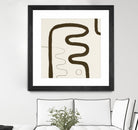 Sepia K by Franka Palek on GIANT ART - beige abstract