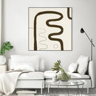 Sepia K by Franka Palek on GIANT ART - beige abstract
