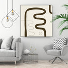 Sepia K by Franka Palek on GIANT ART - beige abstract
