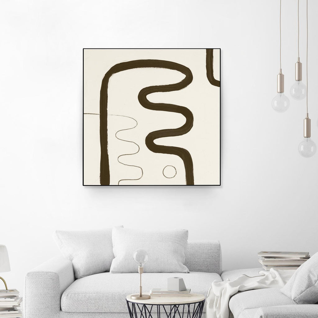 Sepia K by Franka Palek on GIANT ART - beige abstract