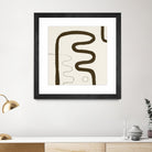 Sepia K by Franka Palek on GIANT ART - beige abstract