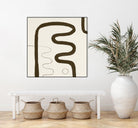Sepia K by Franka Palek on GIANT ART - beige abstract