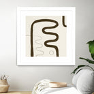 Sepia K by Franka Palek on GIANT ART - beige abstract