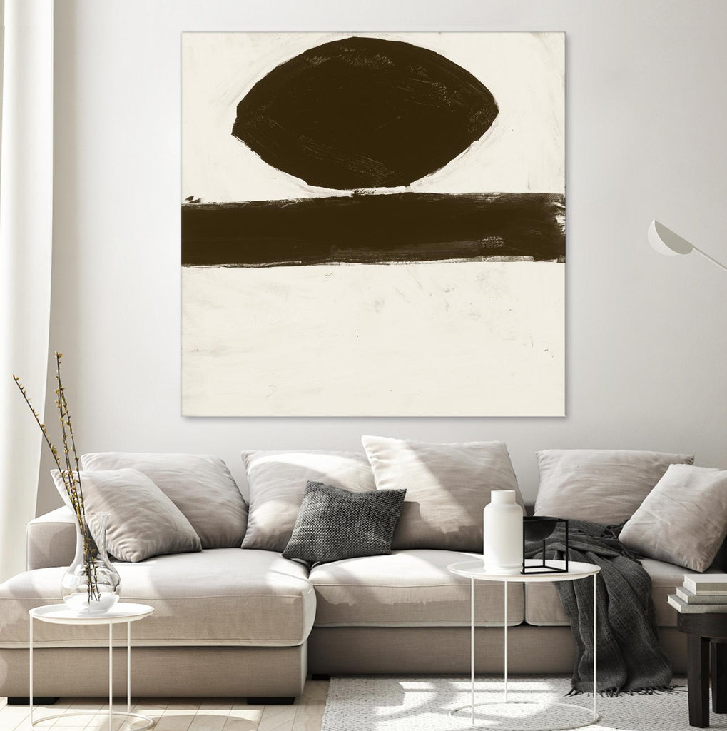 Sepia O by Franka Palek on GIANT ART - beige abstract