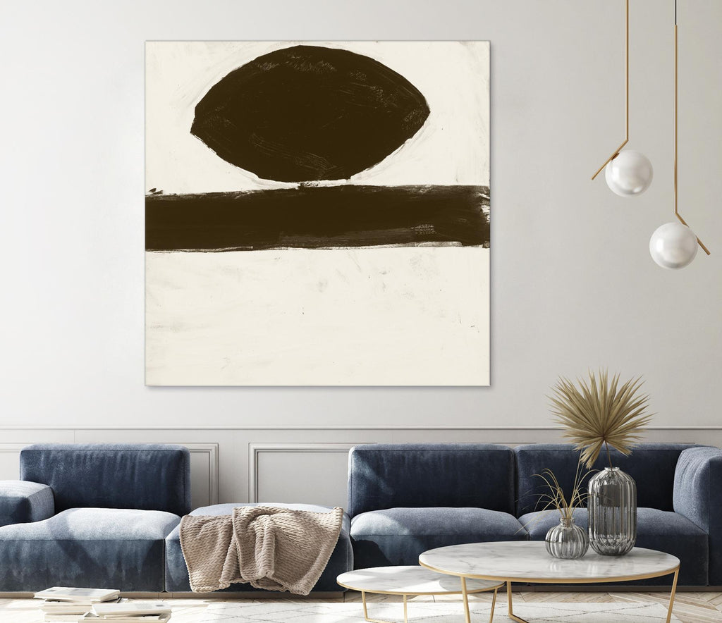 Sepia O by Franka Palek on GIANT ART - beige abstract