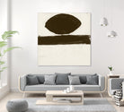 Sepia O by Franka Palek on GIANT ART - beige abstract