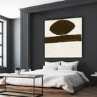 Sepia O by Franka Palek on GIANT ART - beige abstract