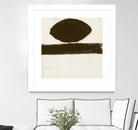 Sepia O by Franka Palek on GIANT ART - beige abstract