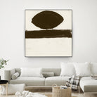 Sepia O by Franka Palek on GIANT ART - beige abstract
