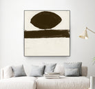 Sepia O by Franka Palek on GIANT ART - beige abstract