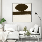 Sepia O by Franka Palek on GIANT ART - beige abstract