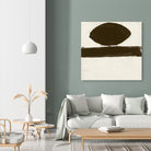 Sepia O by Franka Palek on GIANT ART - beige abstract