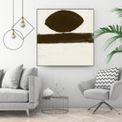 Sepia O by Franka Palek on GIANT ART - beige abstract