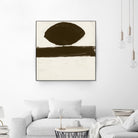 Sepia O by Franka Palek on GIANT ART - beige abstract