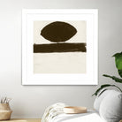 Sepia O by Franka Palek on GIANT ART - beige abstract