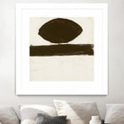Sepia O by Franka Palek on GIANT ART - beige abstract