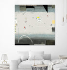 Silver Beach A by David Dauncey on GIANT ART - black abstract