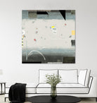Silver Beach A by David Dauncey on GIANT ART - black abstract