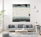 Silver Beach A by David Dauncey on GIANT ART - black abstract
