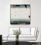 Silver Beach A by David Dauncey on GIANT ART - black abstract