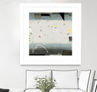 Silver Beach A by David Dauncey on GIANT ART - black abstract