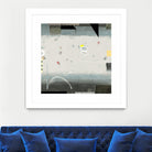 Silver Beach A by David Dauncey on GIANT ART - black abstract