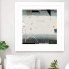 Silver Beach A by David Dauncey on GIANT ART - black abstract