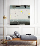 Silver Beach A by David Dauncey on GIANT ART - black abstract