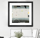 Silver Beach A by David Dauncey on GIANT ART - black abstract