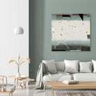 Silver Beach A by David Dauncey on GIANT ART - black abstract