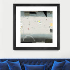 Silver Beach A by David Dauncey on GIANT ART - black abstract