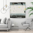 Silver Beach A by David Dauncey on GIANT ART - black abstract