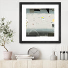 Silver Beach A by David Dauncey on GIANT ART - black abstract