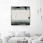 Silver Beach A by David Dauncey on GIANT ART - black abstract