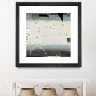 Silver Beach A by David Dauncey on GIANT ART - black abstract