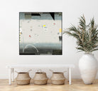 Silver Beach A by David Dauncey on GIANT ART - black abstract