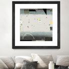 Silver Beach A by David Dauncey on GIANT ART - black abstract