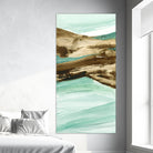 Driftwood 6 by Chris Paschke on GIANT ART - turquoise abstract