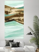 Driftwood 6 by Chris Paschke on GIANT ART - turquoise abstract
