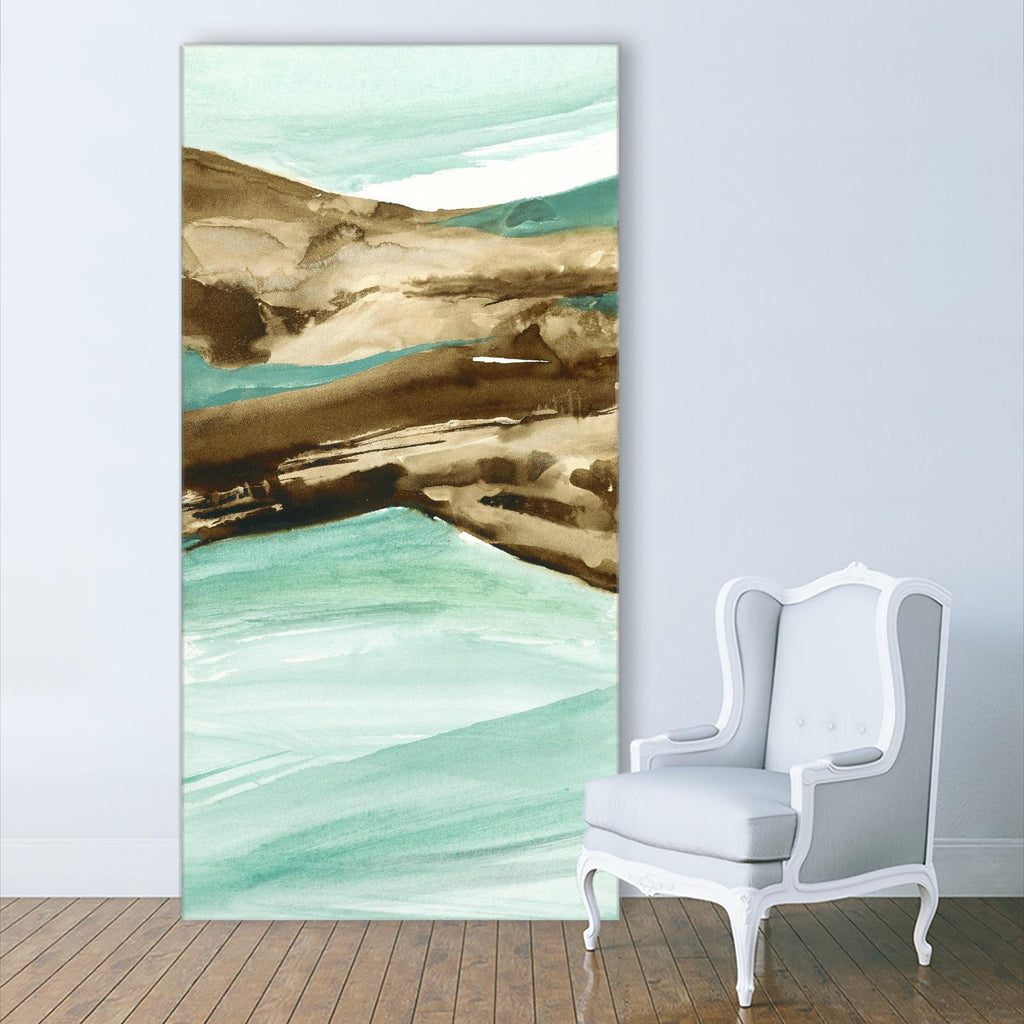 Driftwood 6 by Chris Paschke on GIANT ART - turquoise abstract