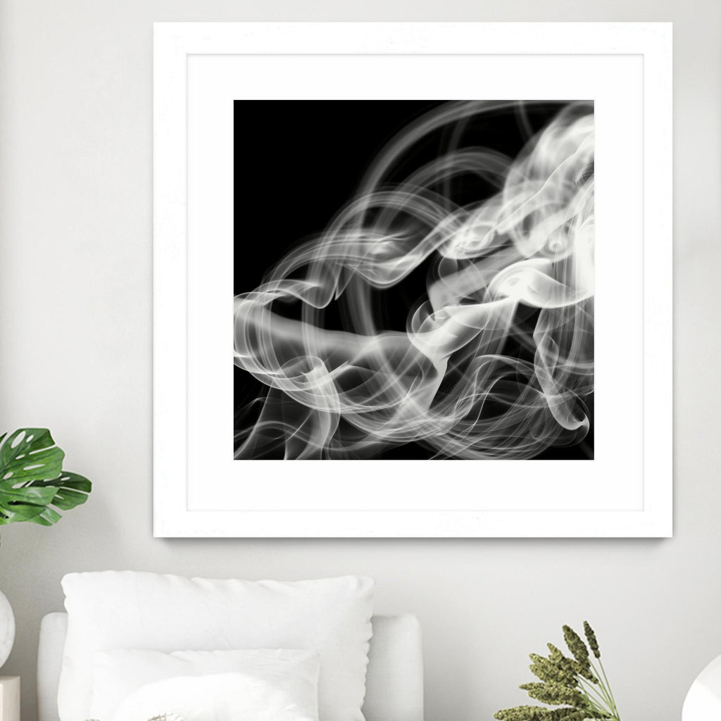Smoke Abstract by THE Studio on GIANT ART - black abstract