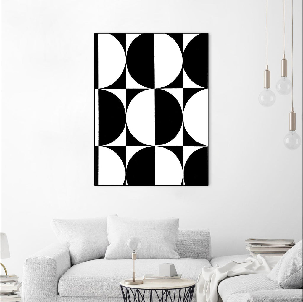 Monochrome Patterns 5 by Natasha Marie on GIANT ART - black abstract