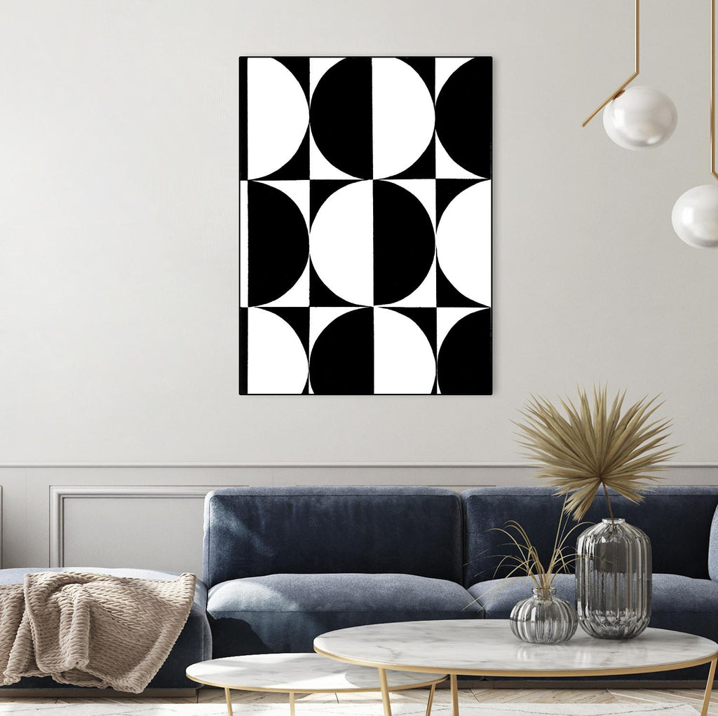 Monochrome Patterns 5 by Natasha Marie on GIANT ART - black abstract